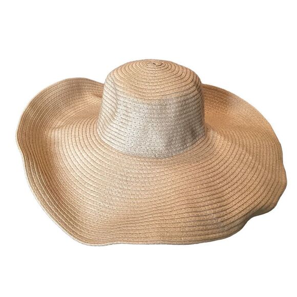 Large Brim Woven Boater Hat - Picture 1 of 4
